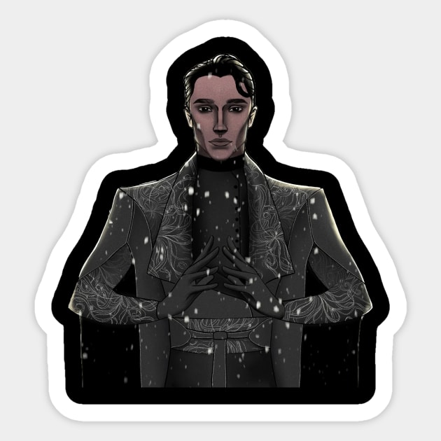 Shadow And bone Man Sticker by HarrietGilley